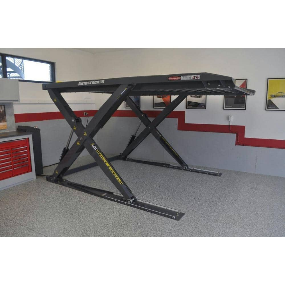 AUTOSTACKER 8.5 ft. Hydraulic Platform Parking Scissor Car Lift with 6000 lbs. Capacity 5175274