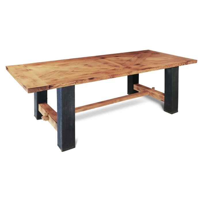 BRITT JEANS Dining Table   Fired Oak/Jeans