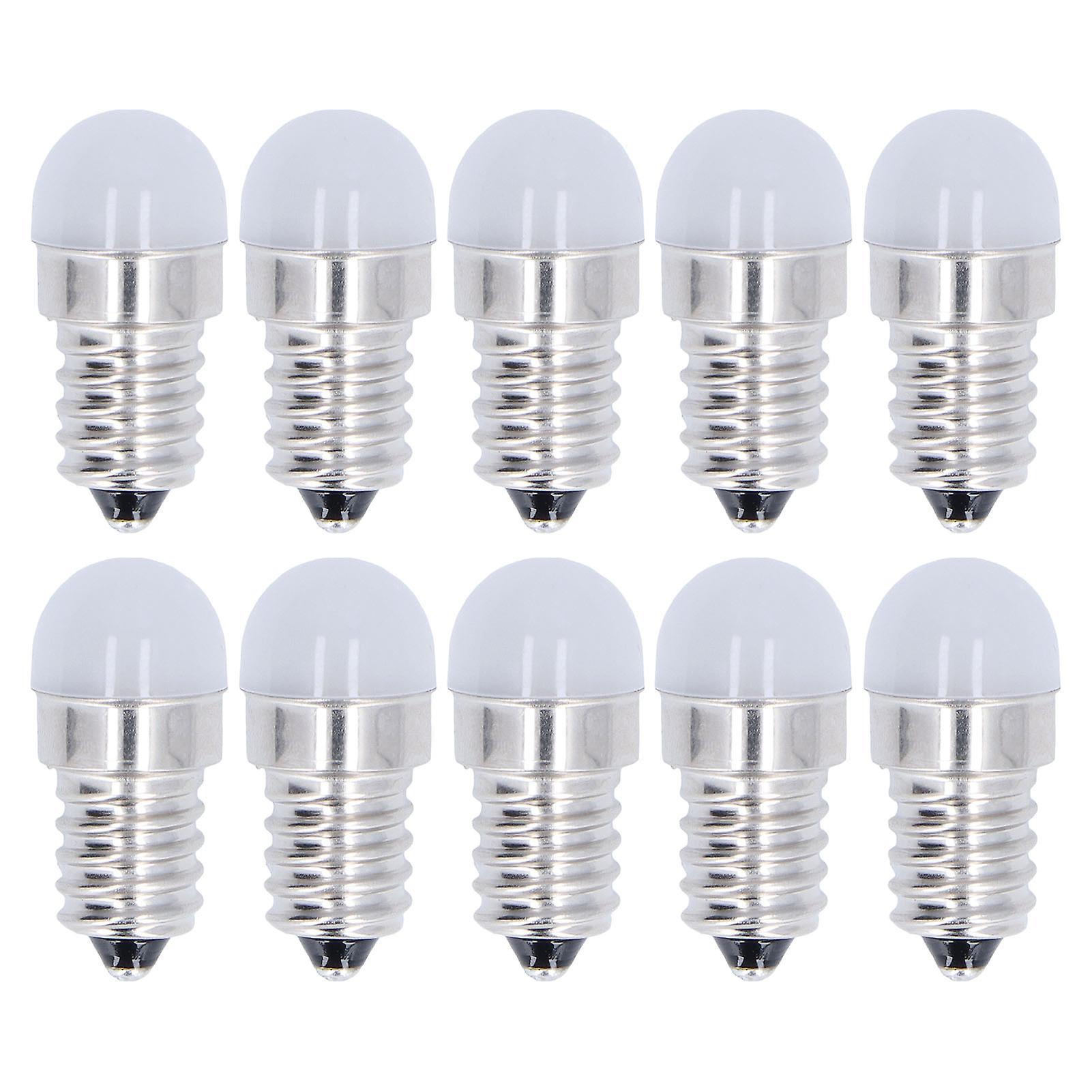 10pcs E14 Bulbs Energy Saving Warm White Light Led Small Bulbs For Ceiling Lamp Wall Lamp 500lm 1.5w 24v