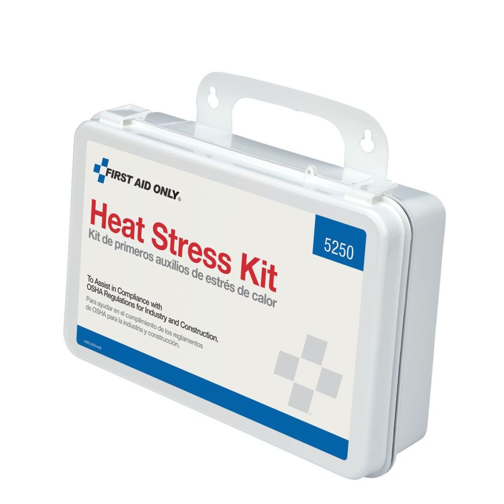 First Aid Only Heat Stress Kit Plastic Case ;