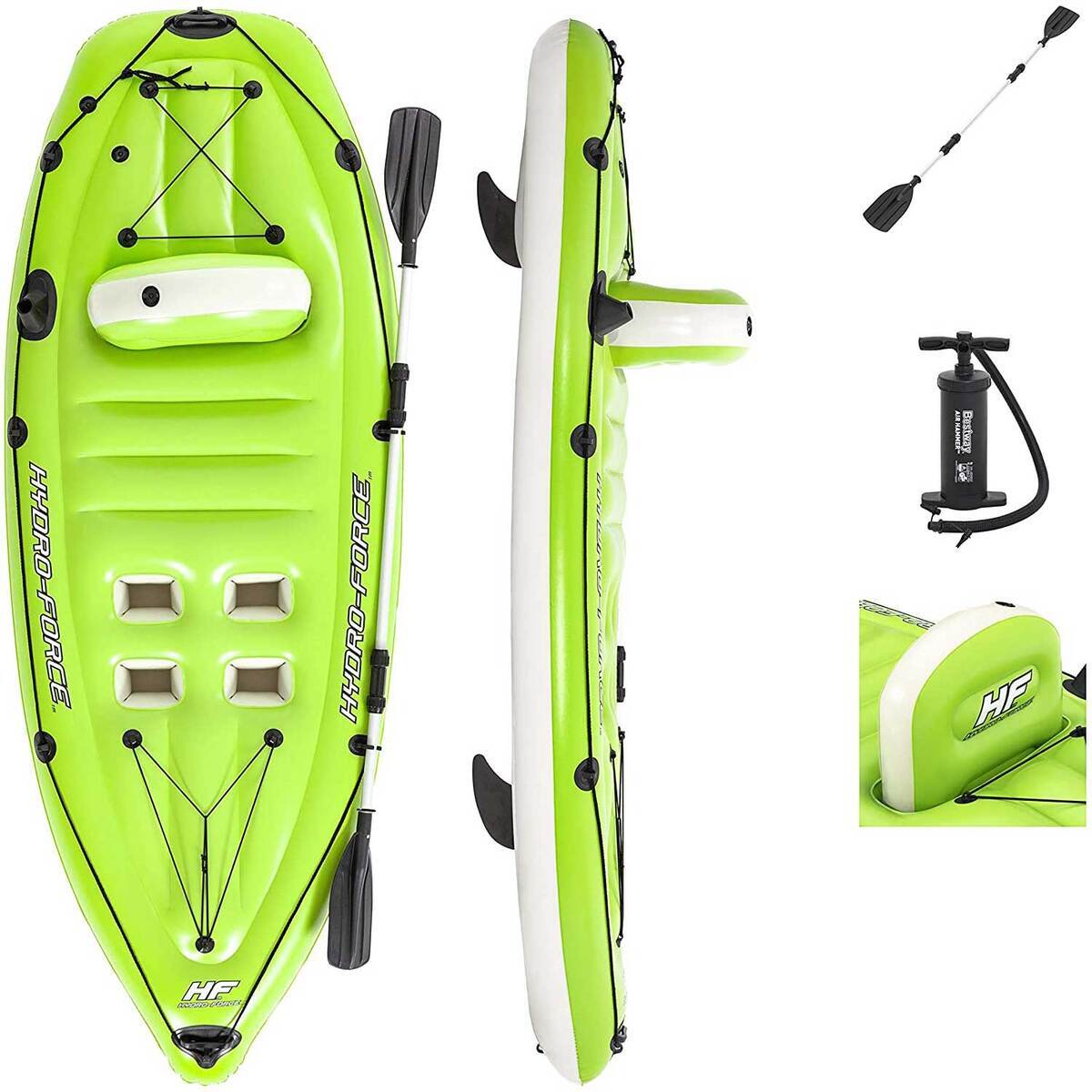 Bestway Hydro Force Koracle Inflatable Kayak  8ft 10in Lime Green