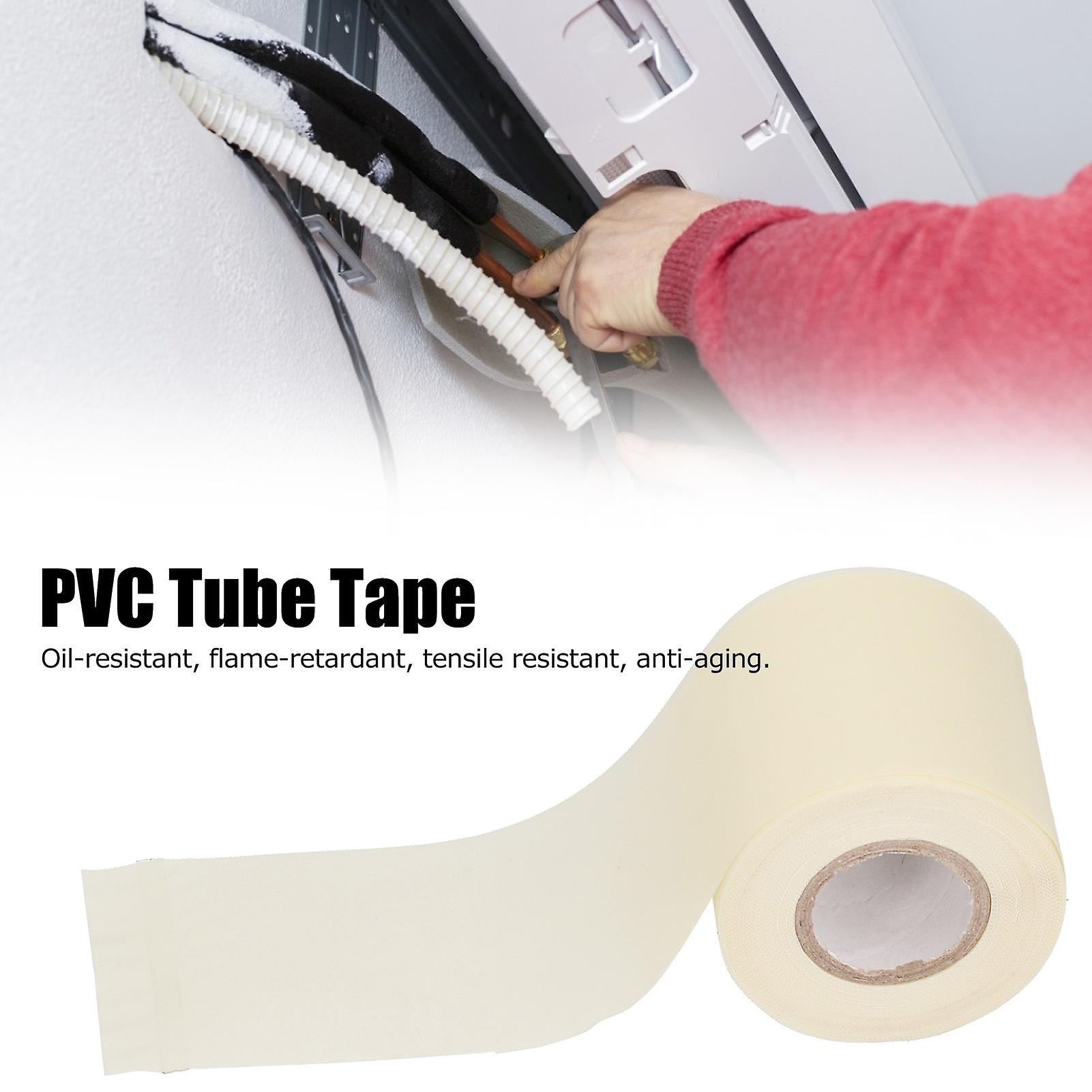 Anti Leak Repair Tape， Air Conditioning Duct Tape， 5 Oil Resistant Pipe Protectors 6cm Wide For Electrical Equipment And Supplies， Cables[beige]