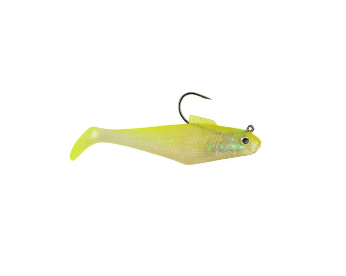 Berkley PowerBait Pre-Rigged Swim Shad 5cm Shiner Chartreuse - 176180057