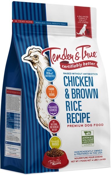 Tender and True Chicken and Brown Rice Recipe Dry Dog Food