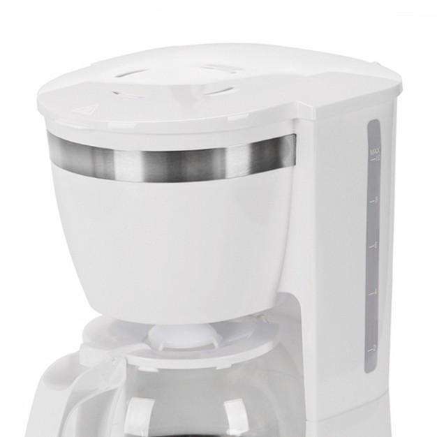 Brentwood 10 Cup Digital Coffee Maker In White