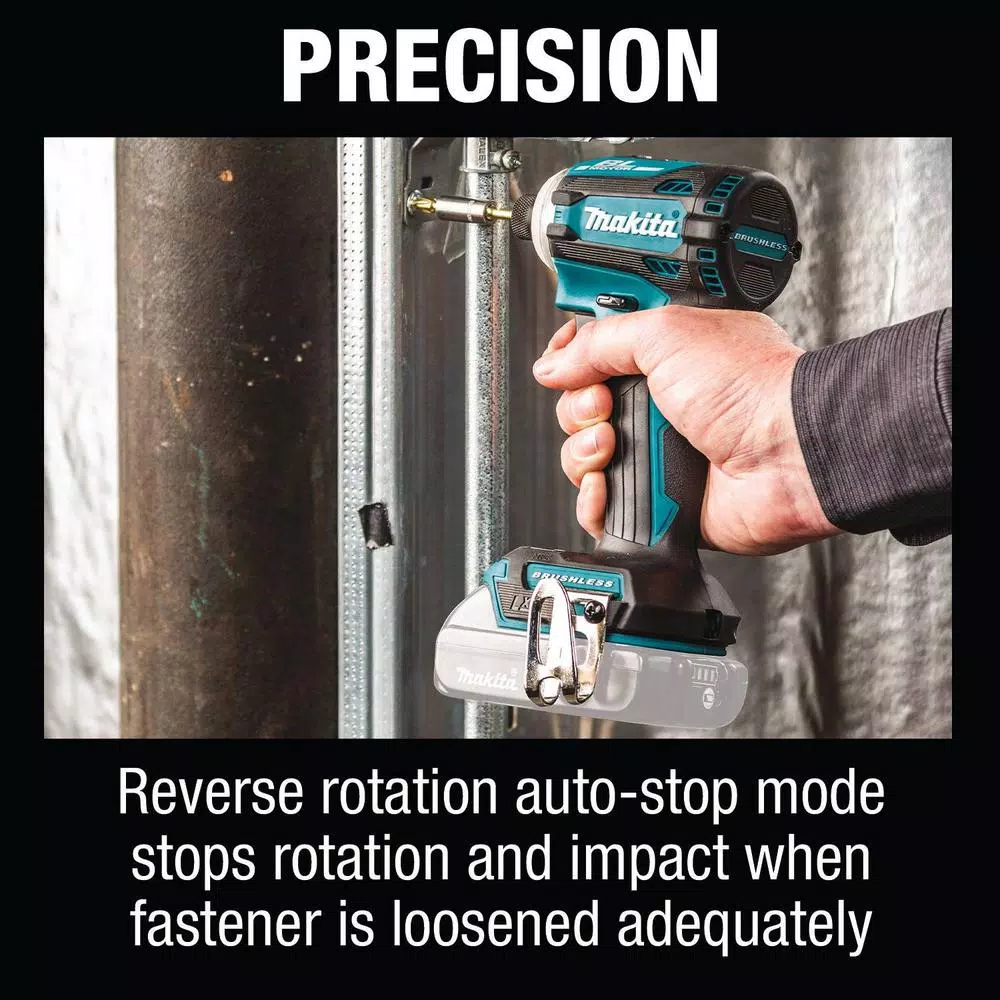 Makita 18-Volt LXT Lithium-Ion Brushless Cordless Quick-Shift Mode 4-Speed Impact Driver (Tool Only) and#8211; XDC Depot