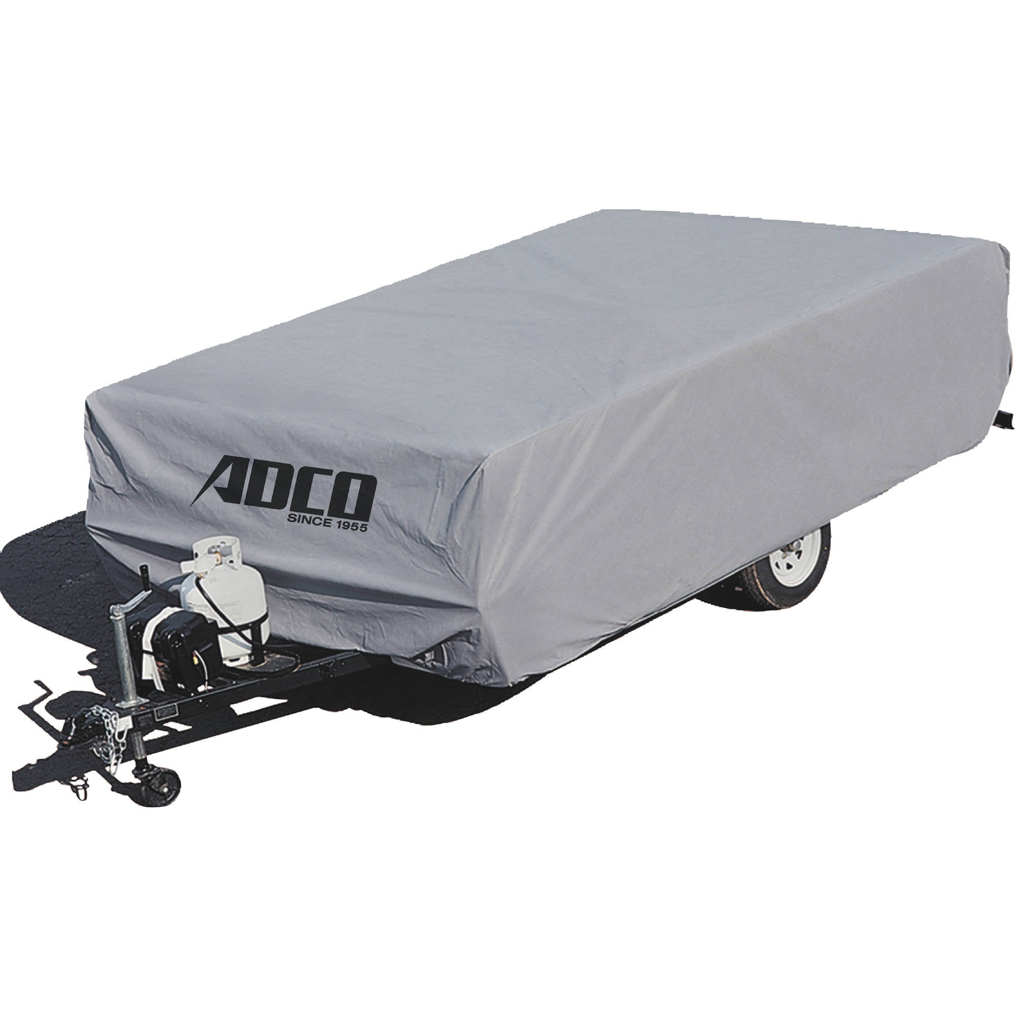 ADCO Polypropylene Pop Up Trailer Cover， Gray