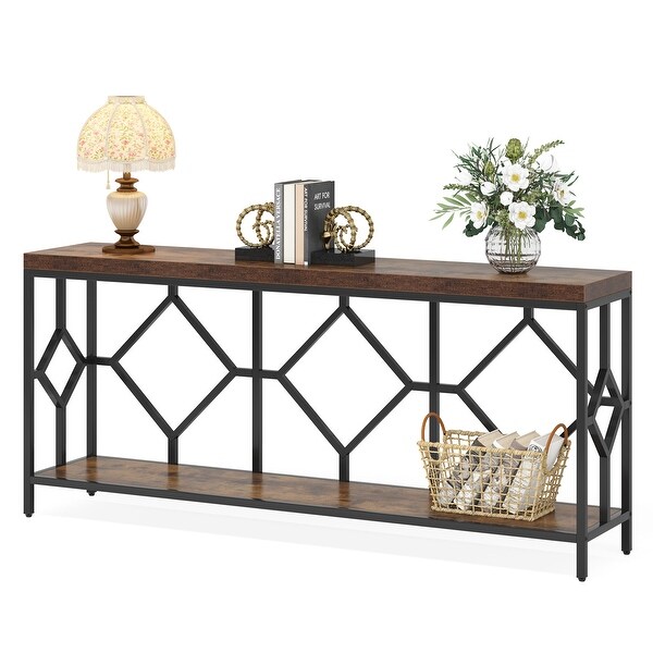 70.9 Inche Extral Long Console Sofa Table for Entryway， Accent Table Living Room