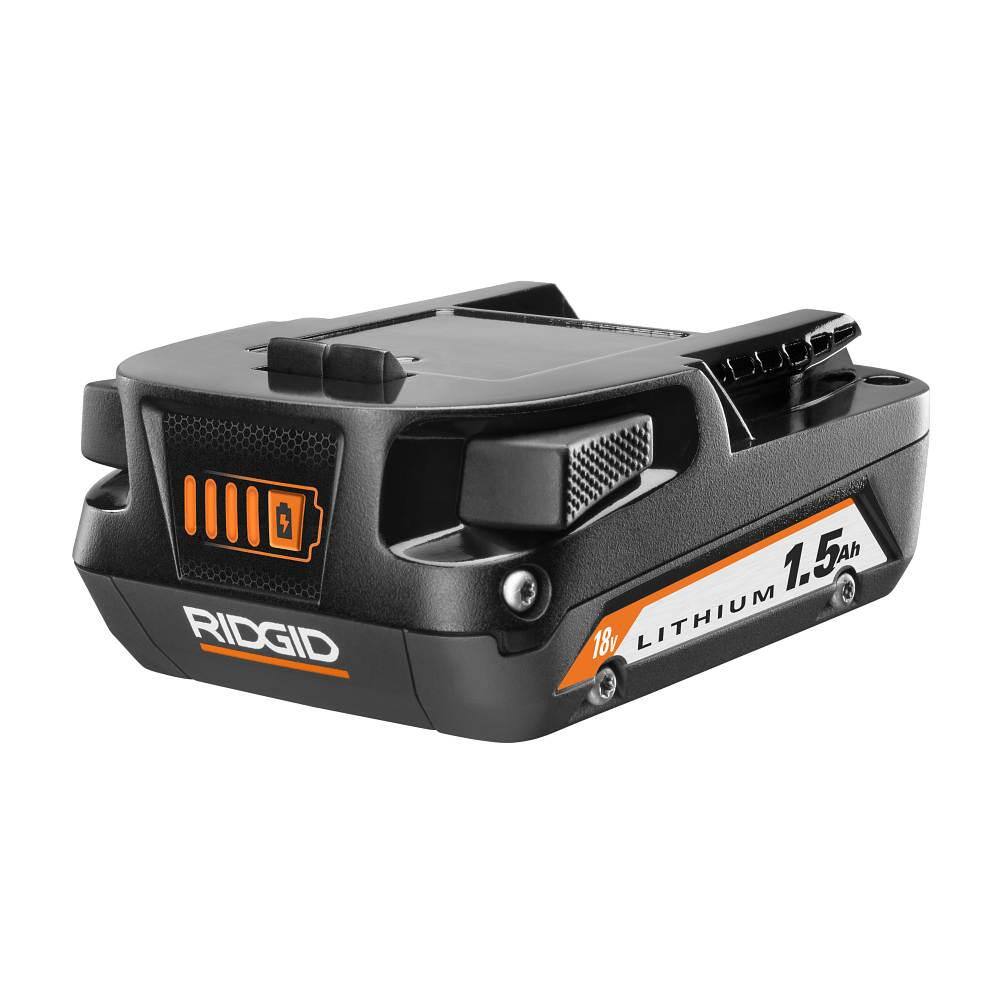 RIDGID 18V OCTANE Brushless Cordless 4-12 in. Angle Grinder with 18V Lithium-Ion 1.5 Ah Battery R86042B-AC870015N