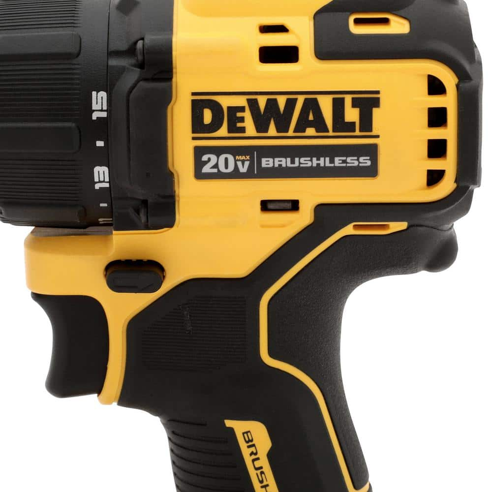 DEWALT ATOMIC 20V MAX Cordless Brushless Compact Drill/Impact 2 Tool Combo Kit with (2) 1.3Ah Batteries, Charger, and Bag DCK278C2