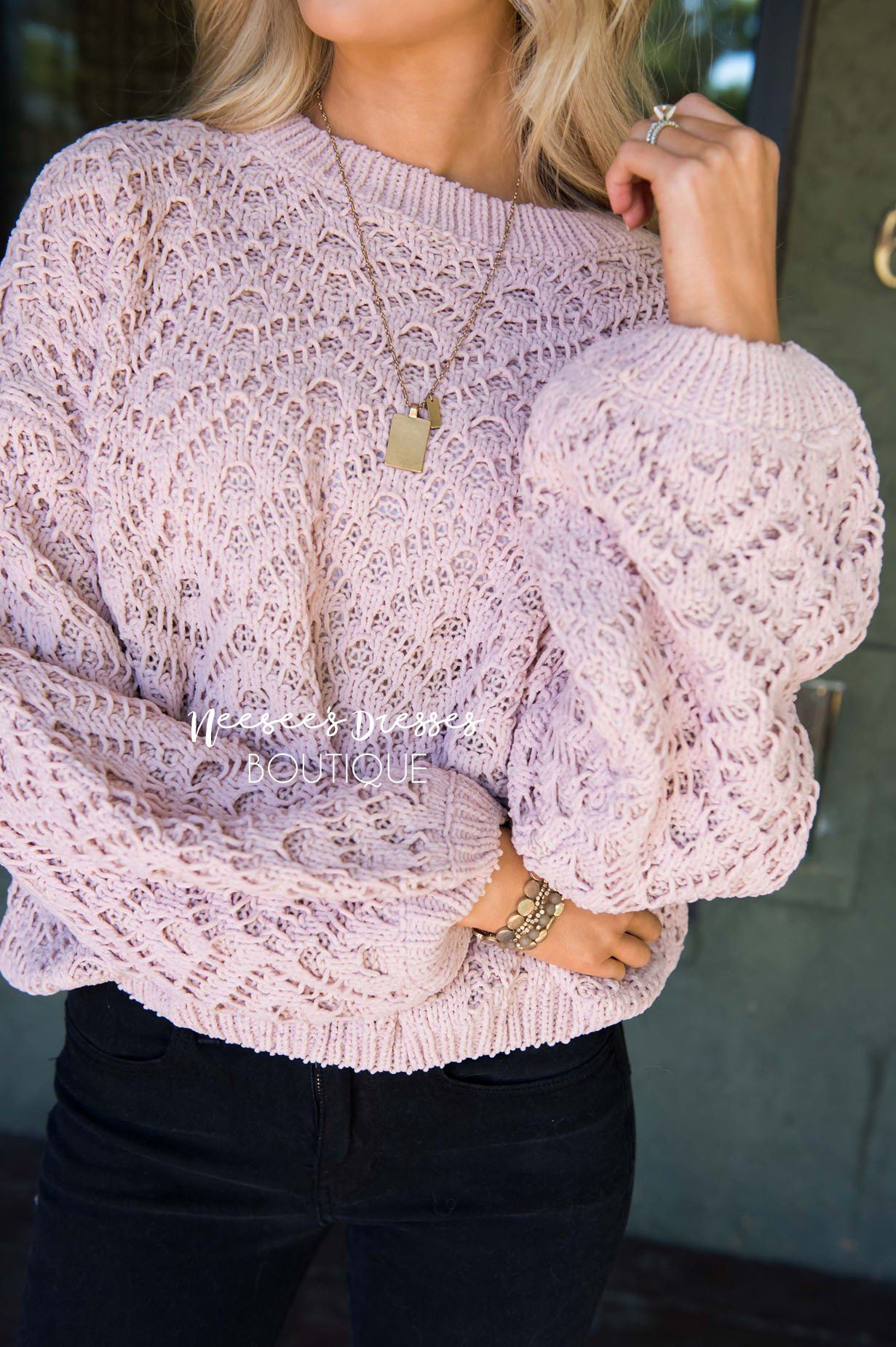 Dripping In Diamonds Knit Sweater