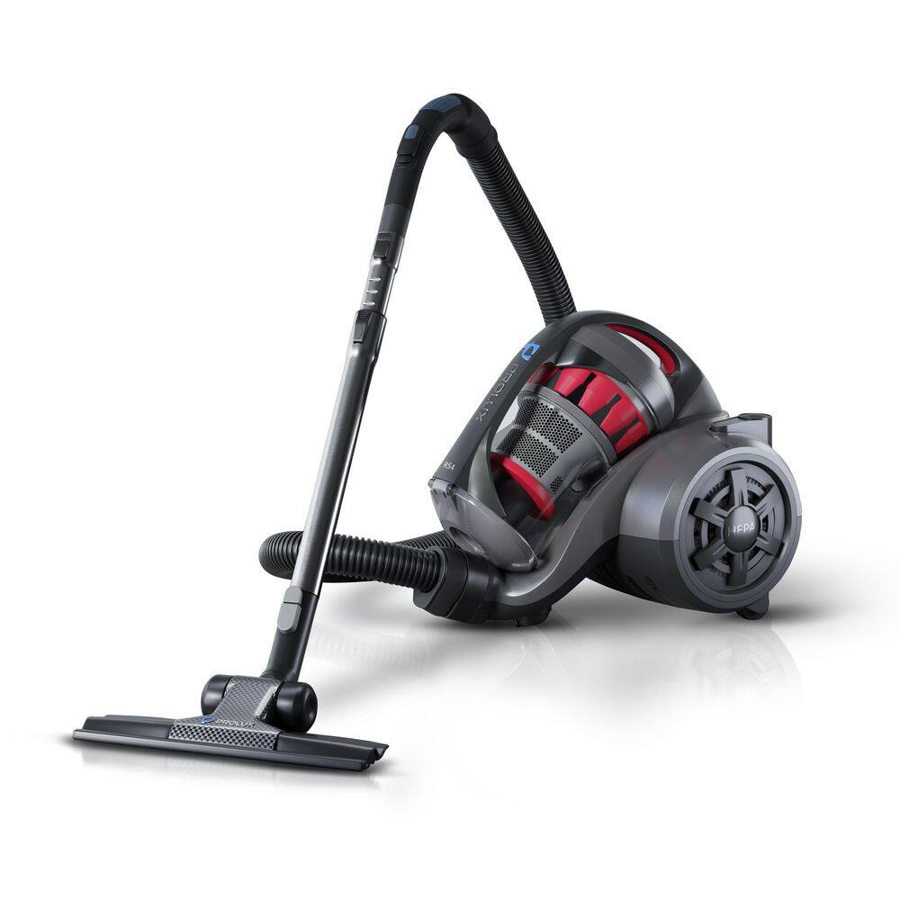 Prolux RS4 Bagless Corded Dual HEPA Filtration Multisurface Black Canister Vacuum Cleaner rs41