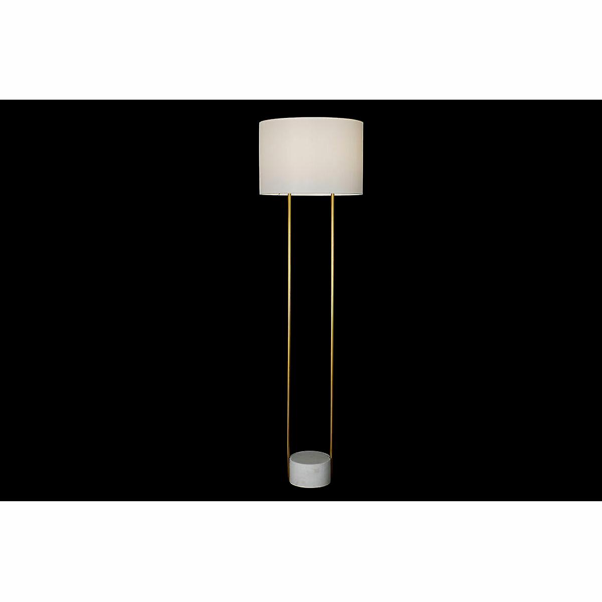 Floor Lamp DKD Home Decor White Golden Metal Marble 50 W 220 V 48 x 48 x 170 cm