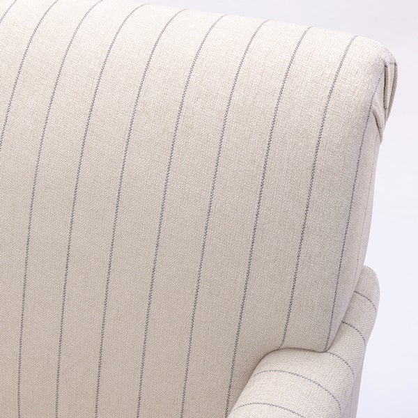 Sherman Sea Oat Striped Arm Chair by Greyson Living