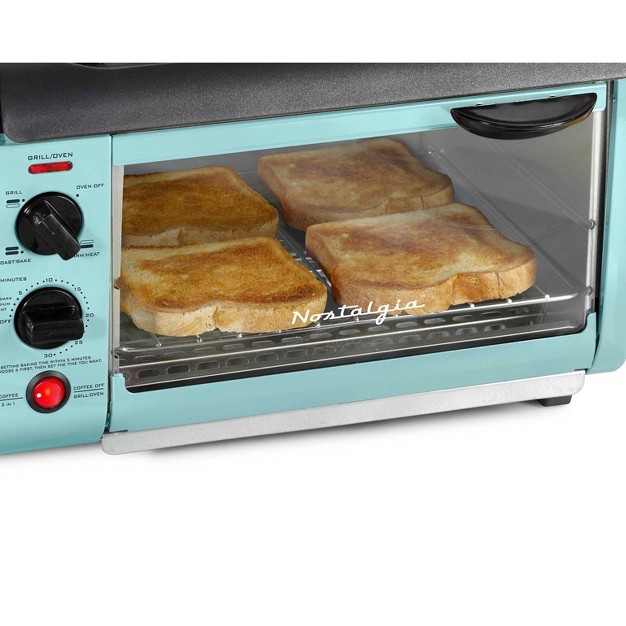 Nostalgia Electrics Retro 3 in 1family Size Griddle Aqua