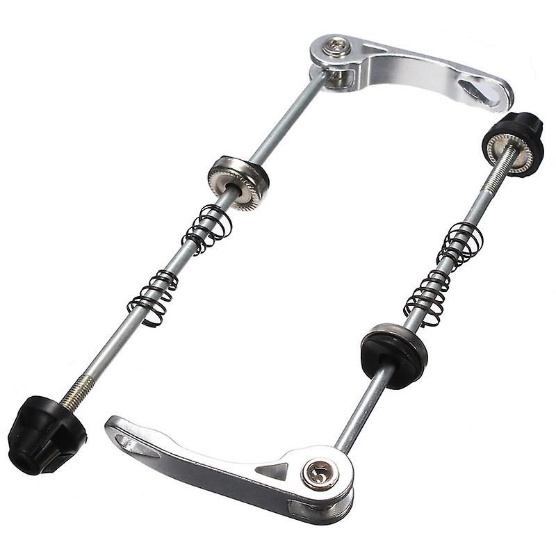 Bicycle Hub Quick Release Lever Mtb Road Bicycle Steel Skewers Front Wheel 145mm Rear 175mm For Mountain Bike Folding