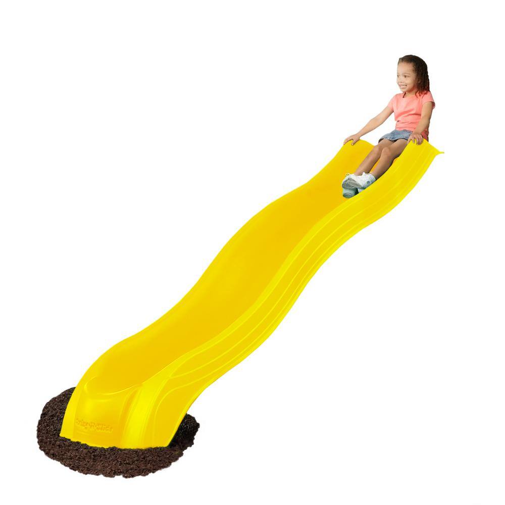 Swing-N-Slide Playsets Yellow Alpine Wave Slide NE 4720-1Y