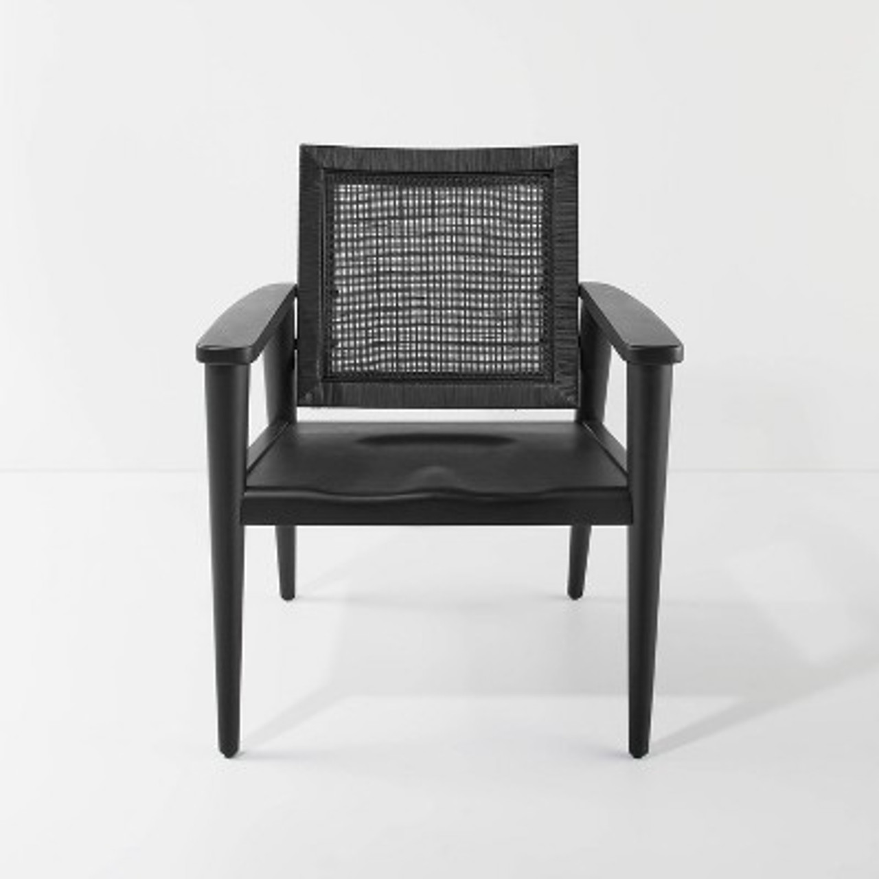 Wood with Cane Back Accent Chair Black - Hearth and Hand with Magnolia