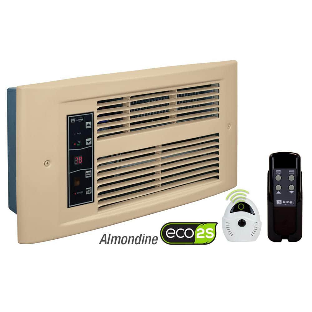 KING PX Eco 240Volt 1750Watt Electric Wall Heater in Almondine