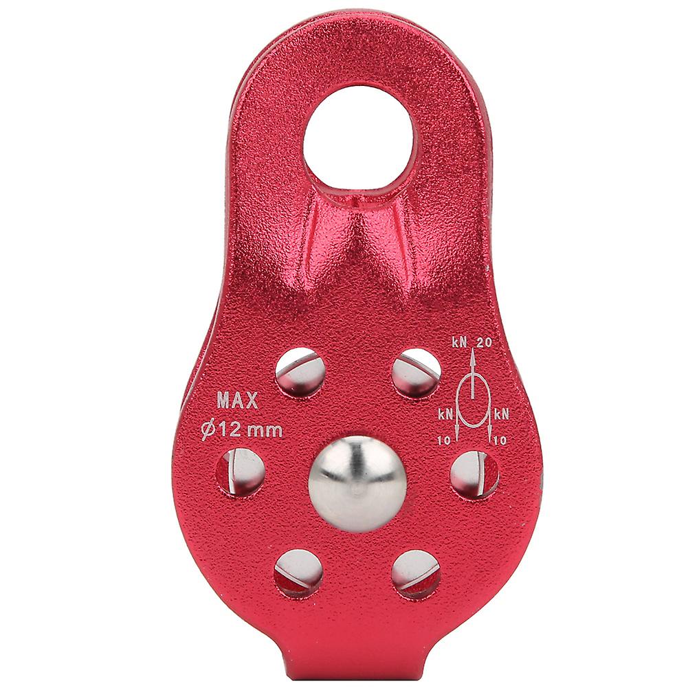 Universal Aluminum Alloy Outdoor Mountaineering Pulley Rescue Climbing Equipmentred