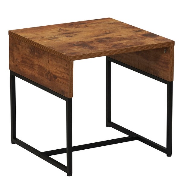 Wrap Modern End Table， Ashwood