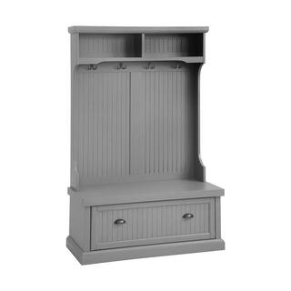 CROSLEY FURNITURE Seaside Gray Hall Tree CF6006-GY