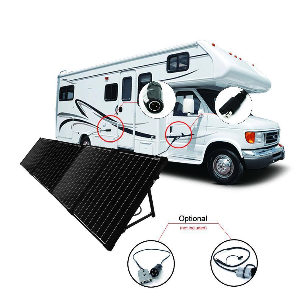 ACOPower 200-Watt Portable Briefcase OffGrid Solar Panel Expansion Kit HY-PTK-2x100