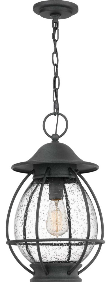 Roseto QZP9817 Wheeler 1 Light 11 quotW Outdoor Pendant   Beach Style   Outdoor Hanging Lights   by Buildcom  Houzz