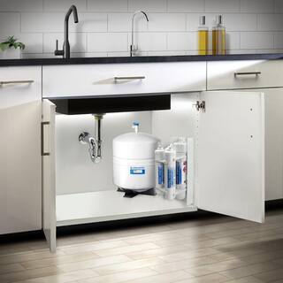 APEC Water Systems Ultimate Compact 4-Stage Under-Sink Reverse Osmosis Drinking Water Filtration System RO-QUICK90