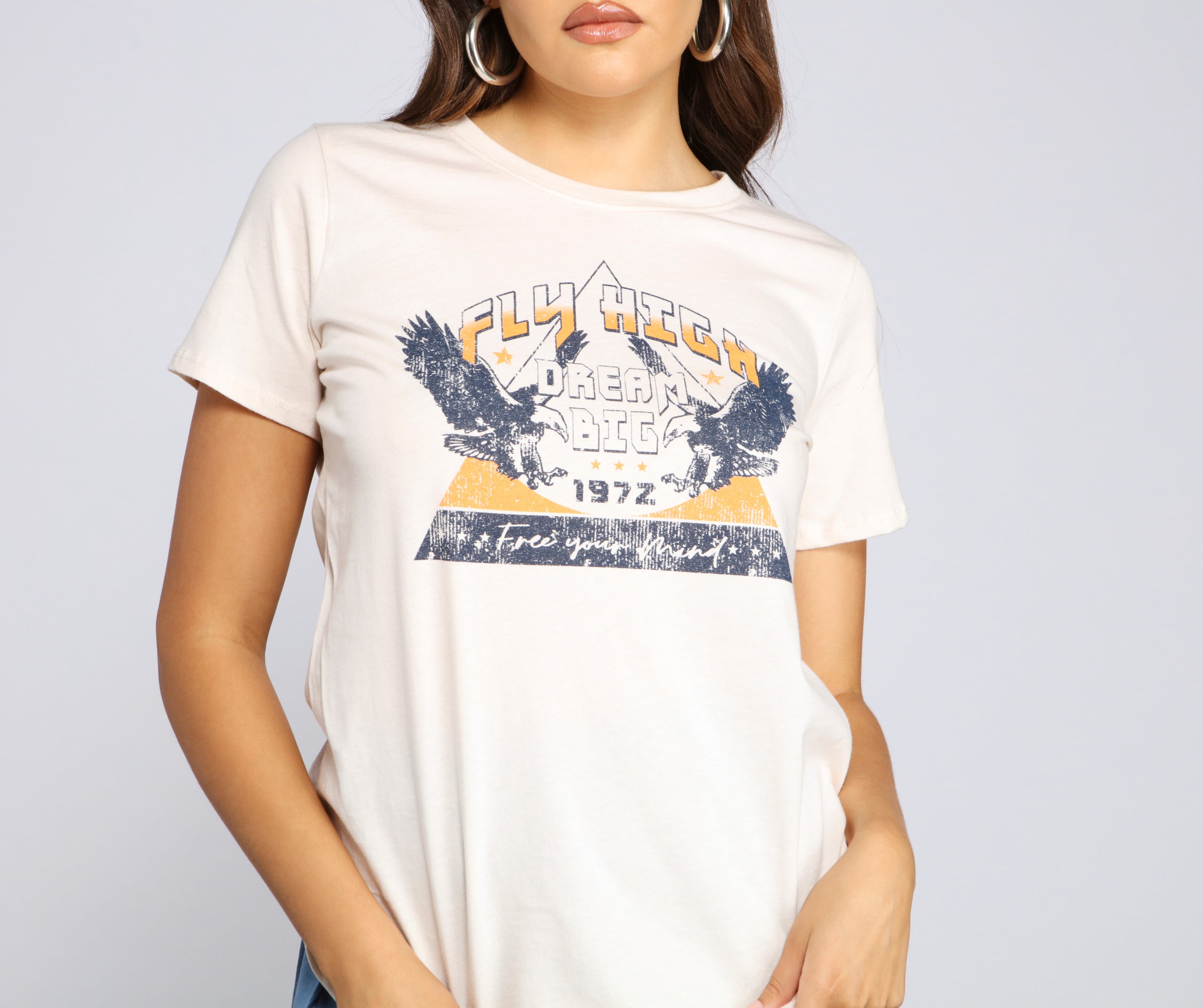 Dreamy Vintage Oversized Graphic Tee