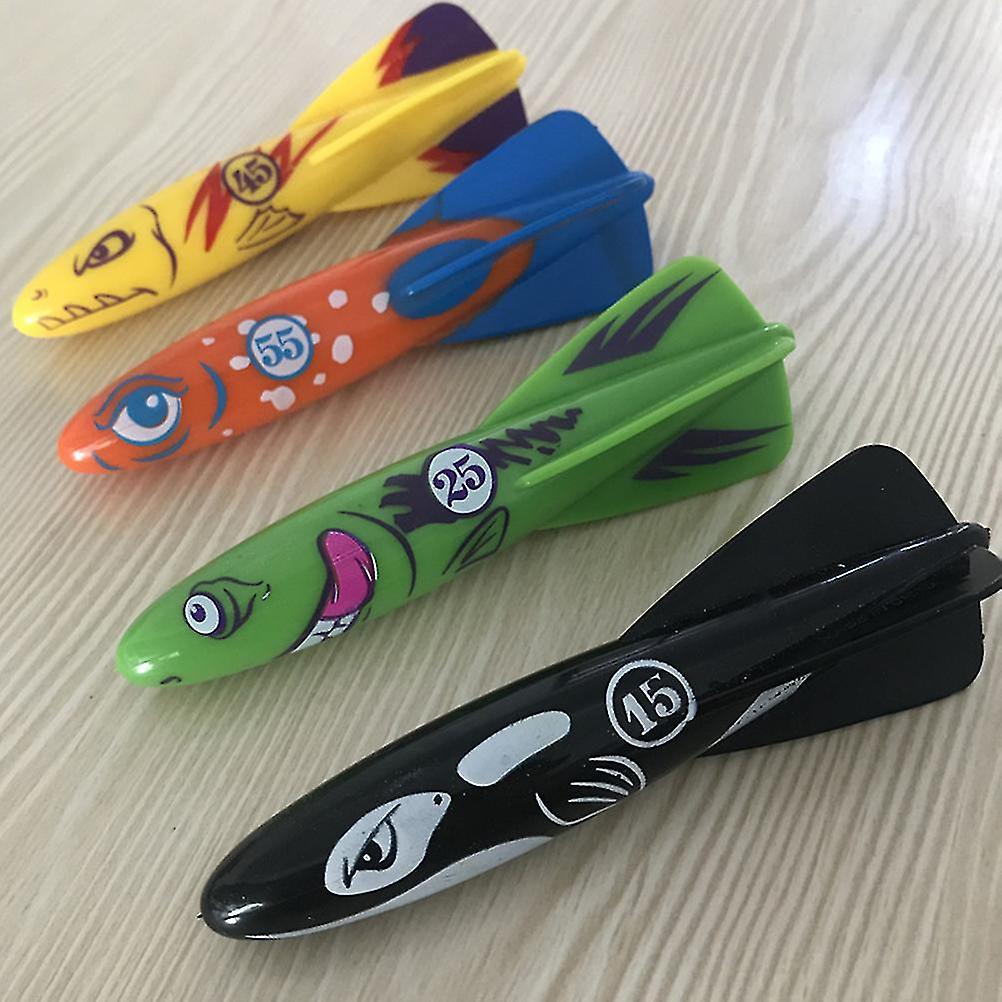 4Pcs/Set Diving Underwater Swimming Pool Toys Outdoor Sport Training Tool for Kids Funny Swimming Toy