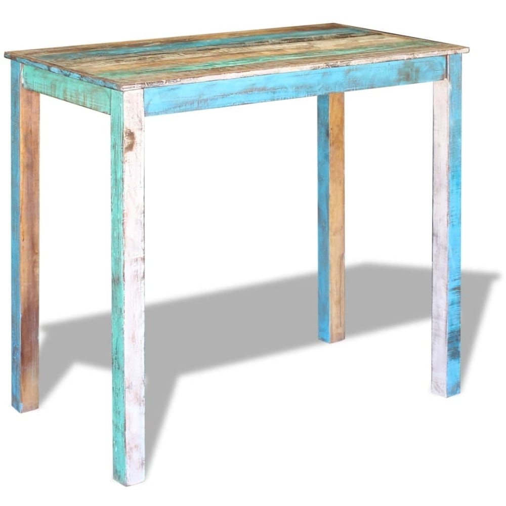 vidaXL Bar Table Solid Reclaimed Wood 45.3\