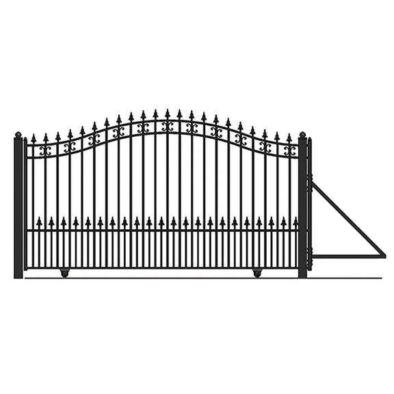 ALEKO DG14SPTSSL AP Steel Sliding Driveway Gate   ...