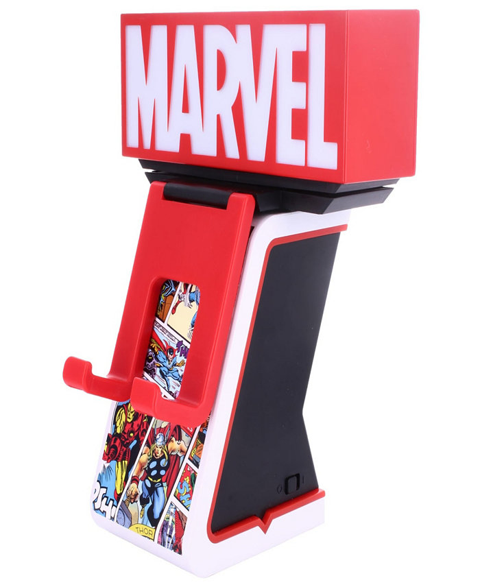 Exquisite Gaming Cable Guys Led Ikonsmarvel Red Brick Logo - Charging Phone Controller Holder