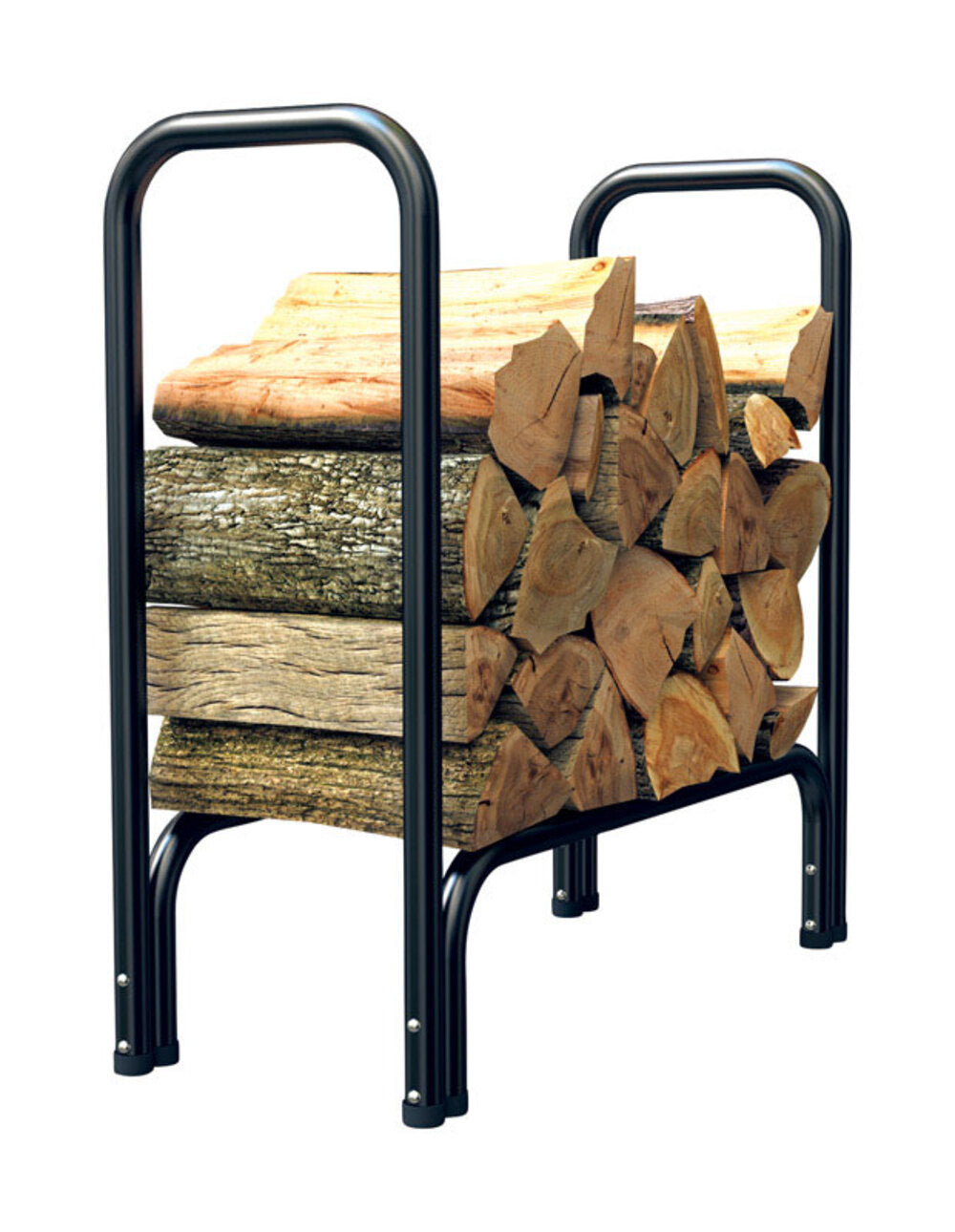 LOG RACK STEEL 33X24X13