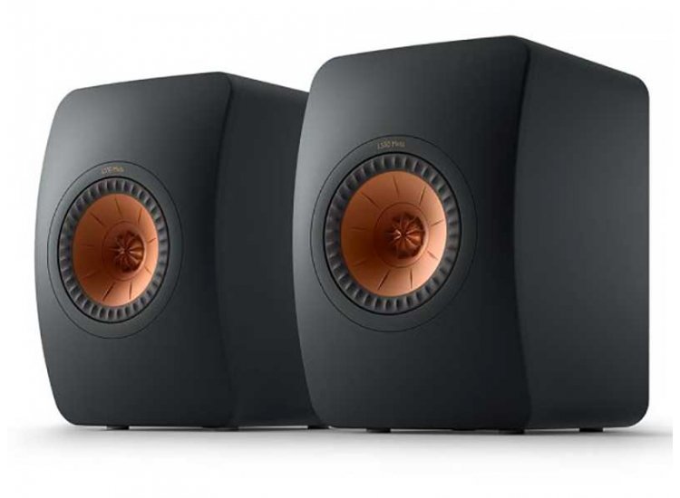 KEF LS50 Meta Carbon Black Bookshelf Speakers (Pair)