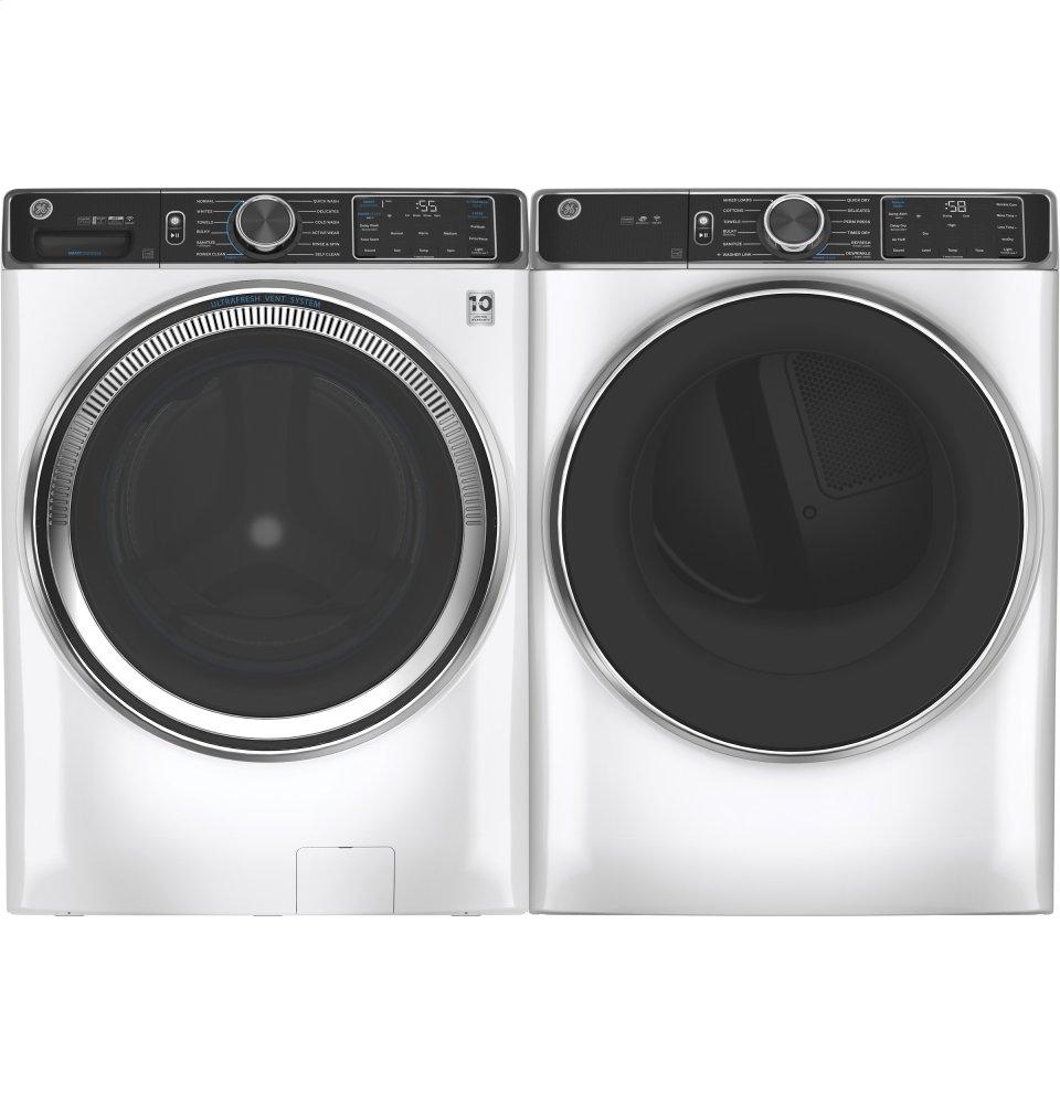 Ge Appliances GFD85ESSNWW Ge® 7.8 Cu. Ft. Capacity Smart Front Load Electric Dryer With Steam And Sanitize Cycle