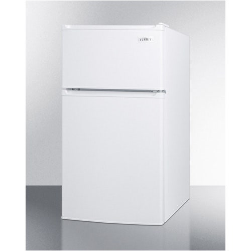 Summit Appliance CP351W Compact Two-Door Refrigerator-Freezer