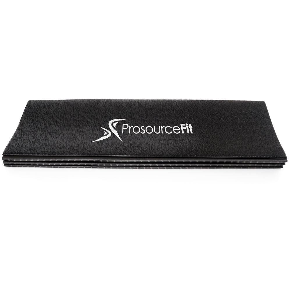 PROSOURCEFIT Treadmill Mat 532 in. x 36 in. x 84 in. Black Heavy-Duty Fitness Exercise Equipment Mat ps-1919-treadfm