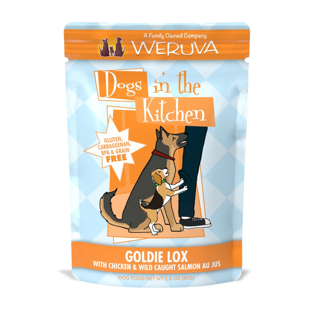 Weruva Dogs in the Kitchen Goldie Lox Grain Free Chicken and Salmon Do