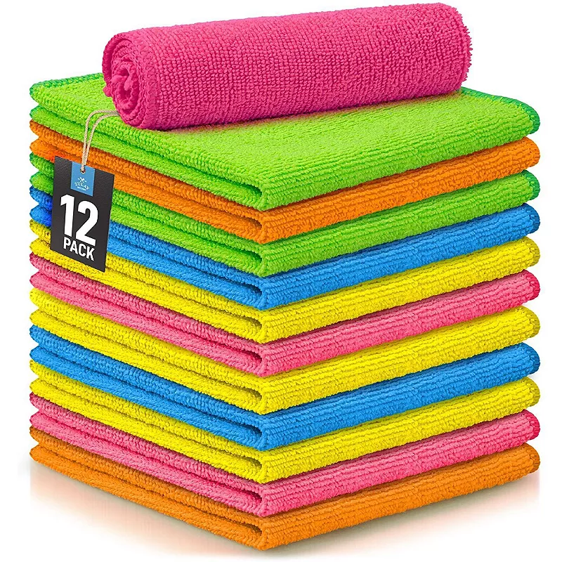 Microfiber Cleaning Cloths - 12 Pack