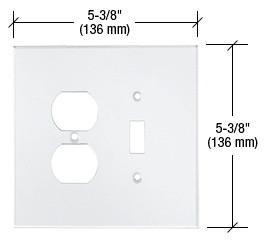 CRL PMP204 Clear Duplex Toggle Combo Acrylic Mirro...