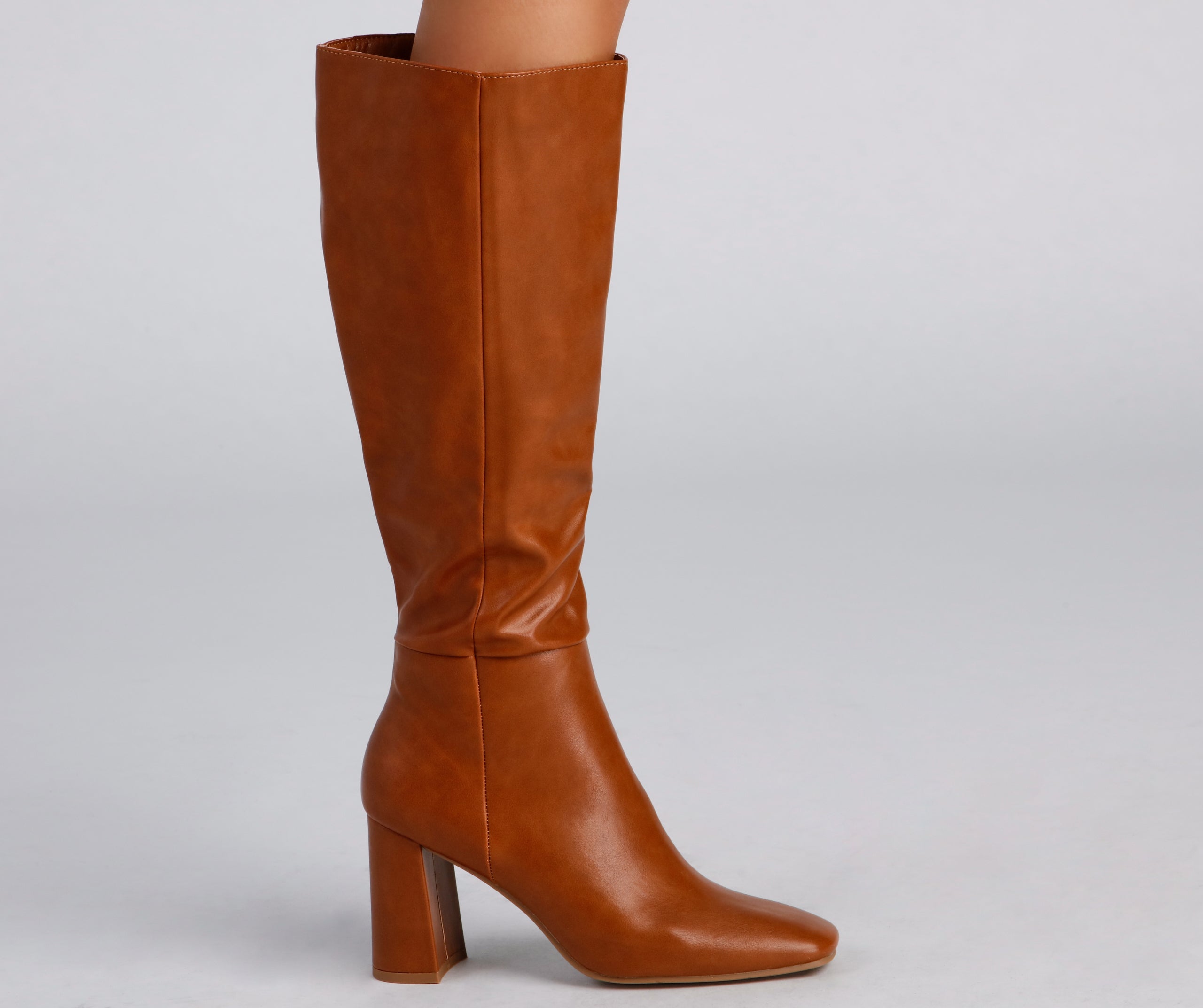 Walk It Out In Style Faux Leather Boots