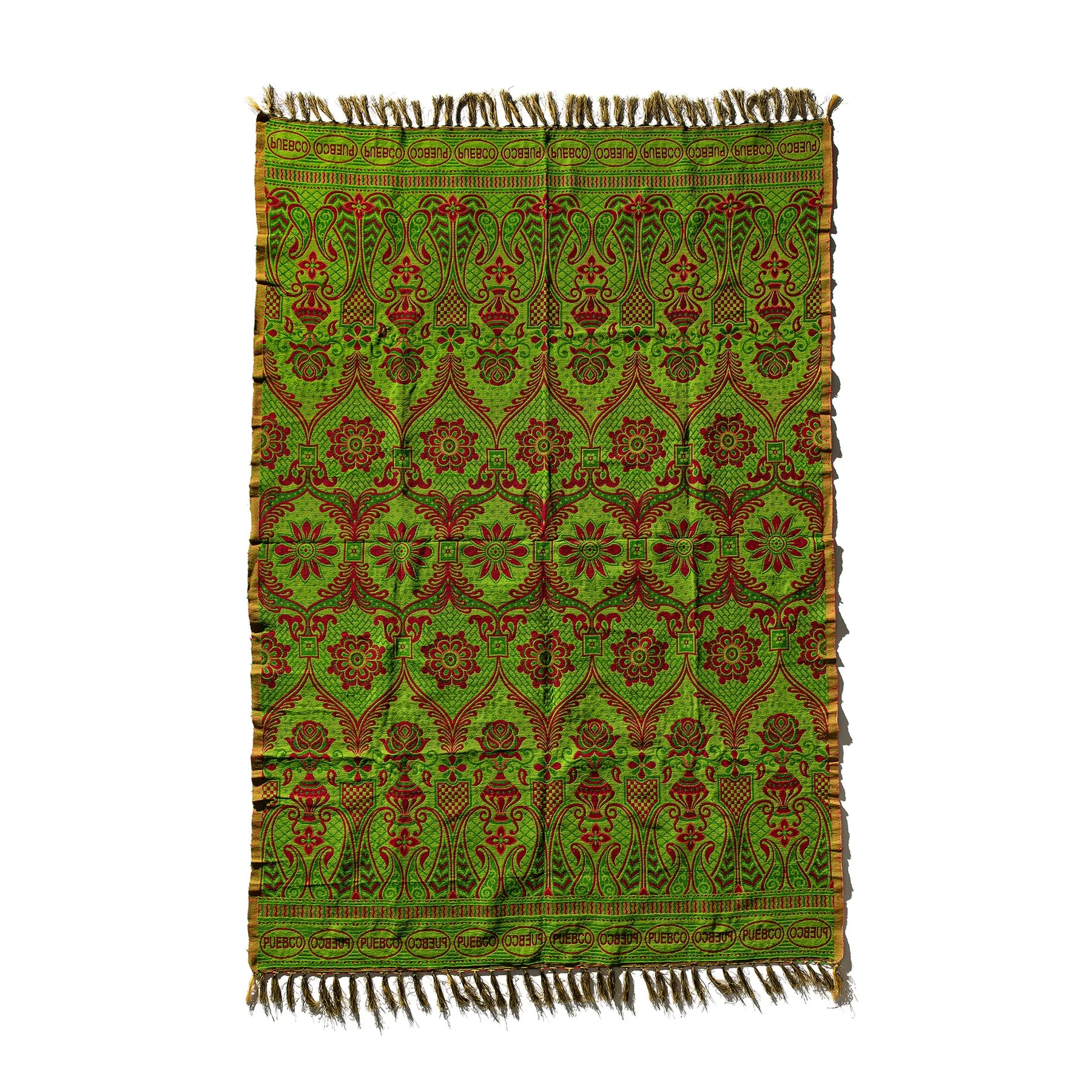 Reversible Jacquard Rug - Green