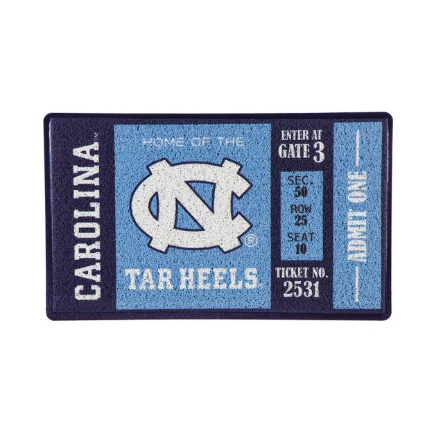 Evergreen University Of North Carolina Pvc Mat Color