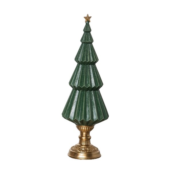 Transpac Resin 15 in. Holiday Regal Tree Figurine