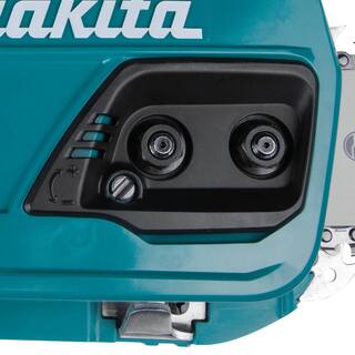 Makita LXT 14 in. 18V X2 (36V) Brushless Electric Battery Chainsaw Kit (5.0Ah) with bonus 18V LXT 5.0 Ah (2-Pack) XCU07PT-BL18502