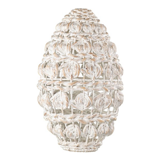 Sleydin Woven Pendant Shade Lampshades Whitewash Aiden Lane