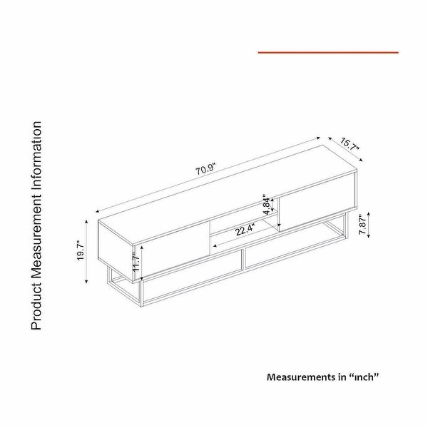 Lavin Industrial Design TV Stand for TVs up to 75