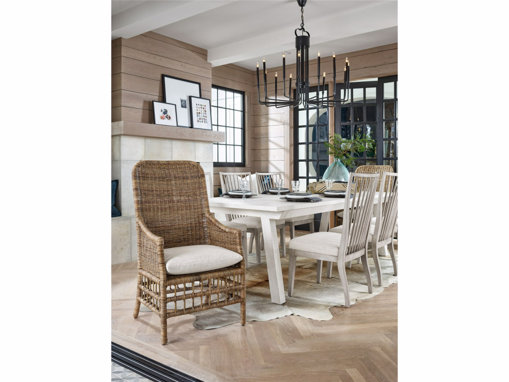 Modern Farmhouse Irving Arm Chair   Tropical   Dining Chairs   by Universal Furniture Company  Houzz